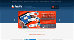 Desktop Screenshot of drogueria-avenida.com.ar